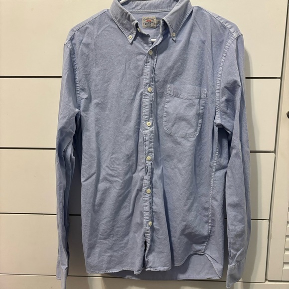 Faherty Mens Blue Button Down - Picture 2 of 8
